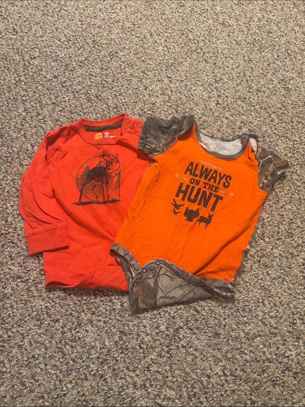 Carhartt Orange & Red Kids Hunting Graphic Shirts